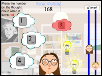 screenshot of Brainstorming game